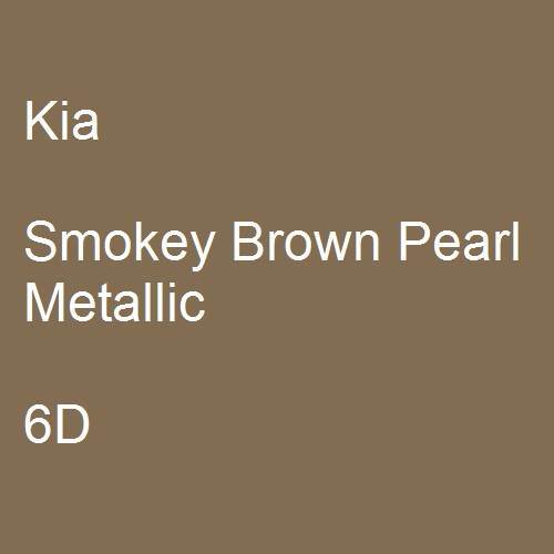 Kia, Smokey Brown Pearl Metallic, 6D.